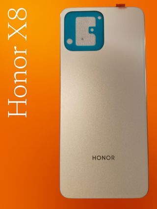 TAPA TRASERA HONOR X8 PLATA