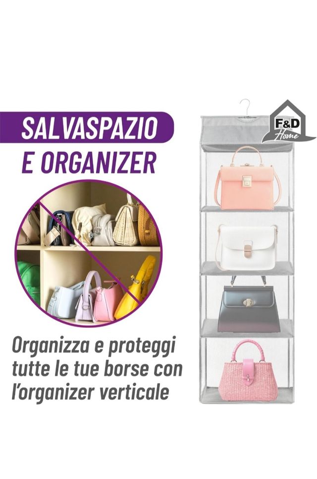 2 Organizzatore borse NUOVO