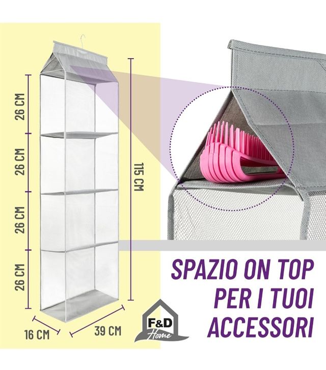 2 Organizzatore borse NUOVO