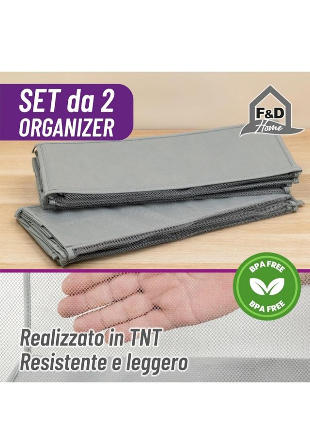2 Organizzatore borse NUOVO