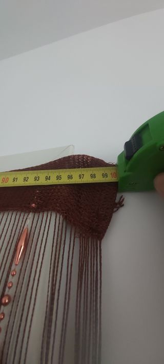 Cortina elegante y original de hilos