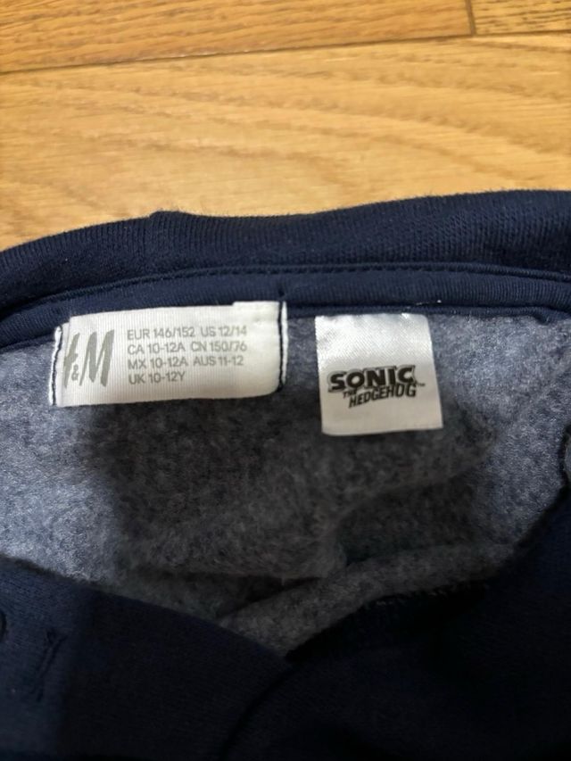 Sudadera Sonic niño