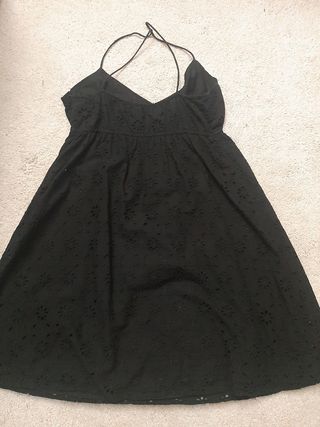 Vestido calado M Oysho