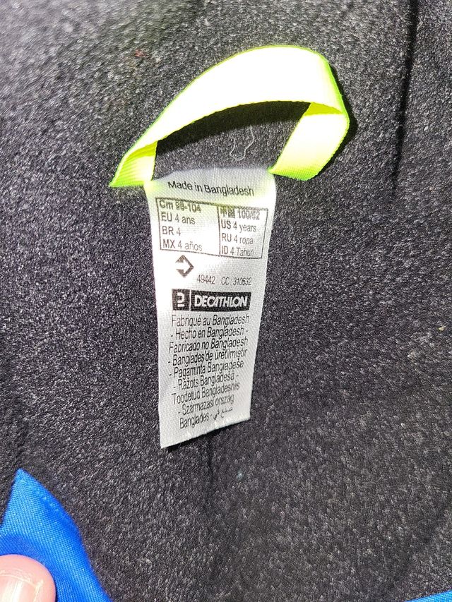 Mono ski niño 4 años