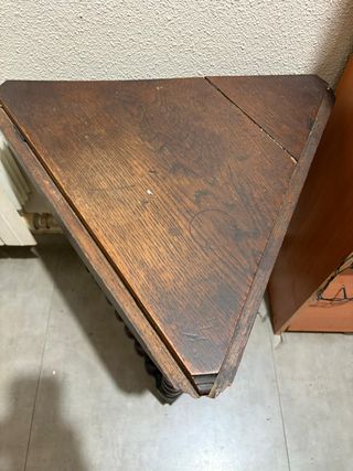 Mesa de cricket pañuelo antigua 