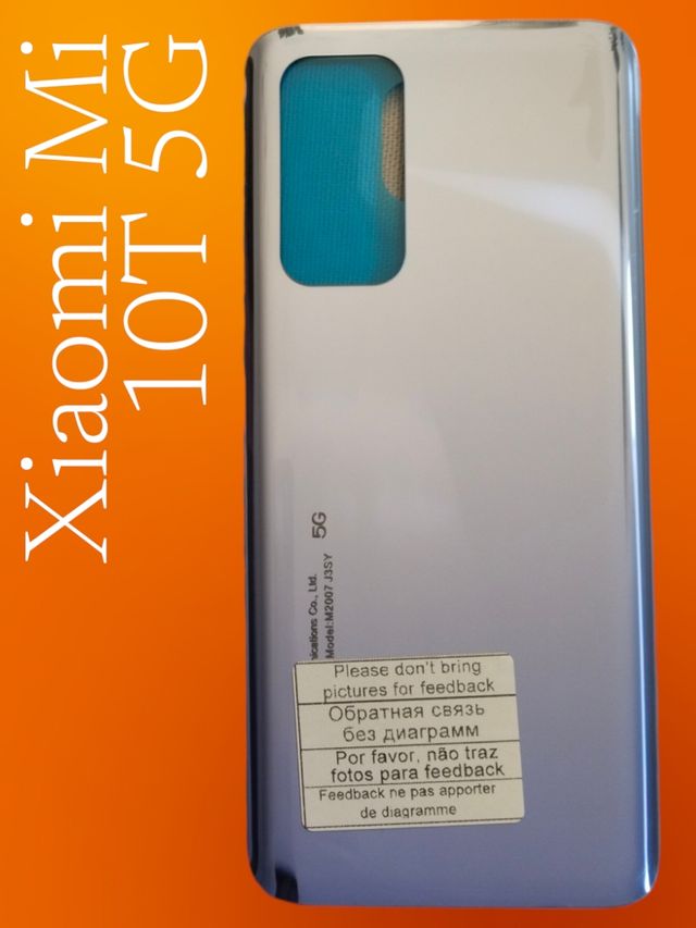 MI 10T 5G TAMPA TRASEIRA CINZA AZULADO