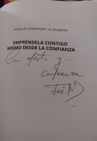 Empréndela contigo mismo desde la confianza 