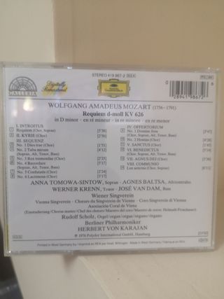 CD Requiem de Mozart