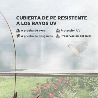 Invernadero de Exterior 6x3x2 m Invernadero