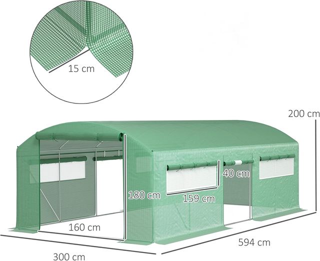 Serra da esterno 6x3x2 m Serra