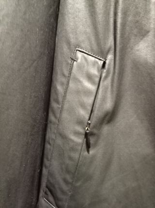 Abrigo Zara color antracita poliuretano / algodon