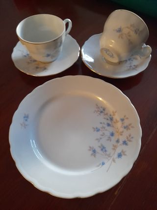 Set colazione vera porcellana  italiana 