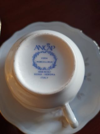 Set colazione vera porcellana  italiana 