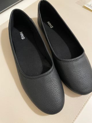 Bailarinas básicas negras Mango