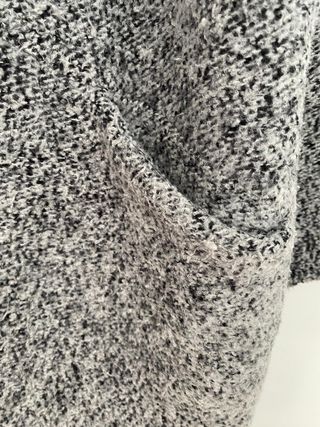 Chaquetón Zara largo jaspeado