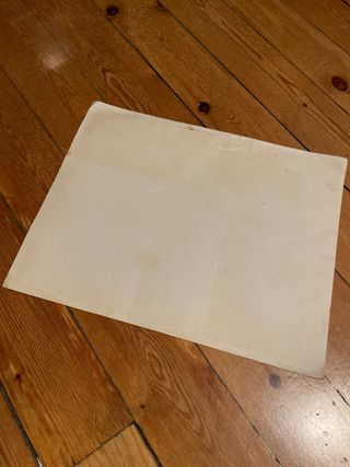 Cartel de película antiguo.