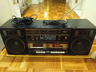 RADIO CASSETTE DOBLE SANYO VINTAGE