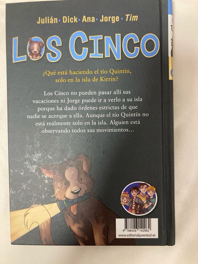 Los Cinco otra vez en la isla de Kirrin