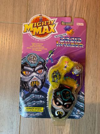 MATTEL MIGHTY MAX DROID INVADER HORROR HEADS