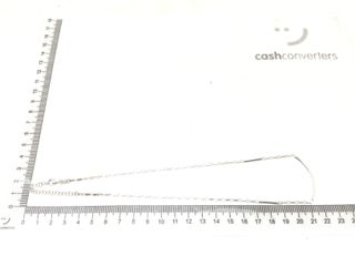 cadena plata 925mm 22cm