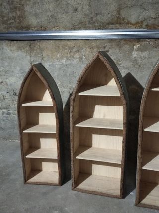 Trio muebles estantería barcas grandes