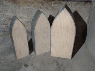 Trio muebles estantería barcas grandes