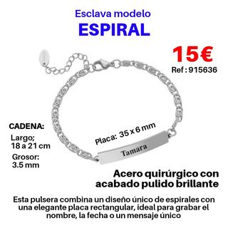 Esclava ESPIRAL unisex
