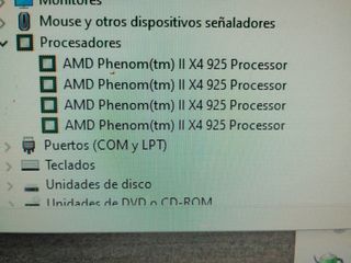 Ordenador AMD PHENOM II X4 con SSD