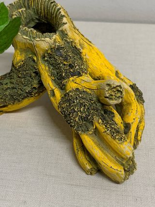 Tronco cueva decoración acuario