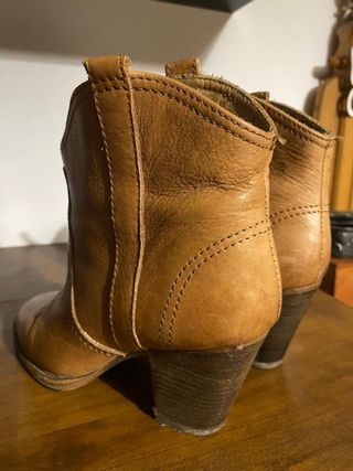 Bota piel Massimo Dutti