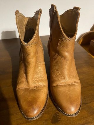 Bota piel Massimo Dutti