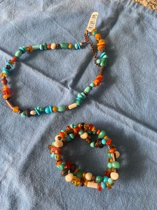 Conjunto collar y pulsera
