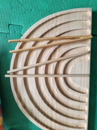 Tablero arco iris montessori