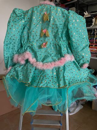 Vestito di carnevale “Pioggia D’Oro” bimba