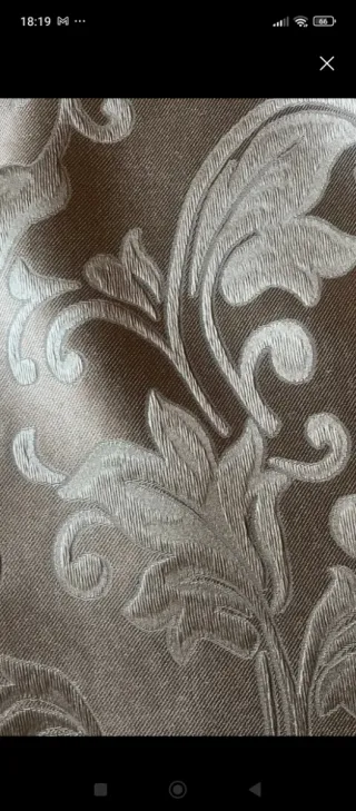 Falda fallera damasco marrón