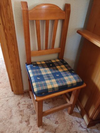 mobiliario de comedor madera pino