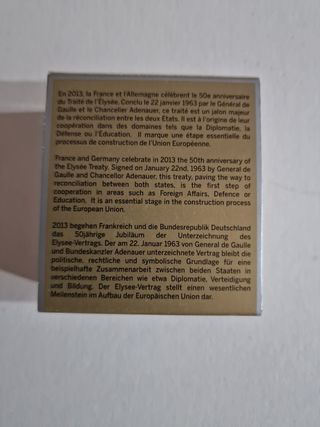 2 EURO PROOF FRANCIA 2013