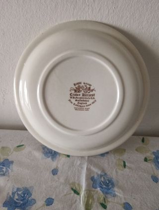 Piatto in porcellana Royal tudor mod Cro