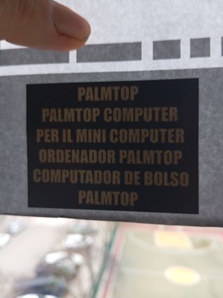 Ordenador de bolsillo sin usar