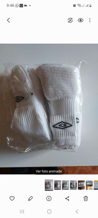Calcetines Blancos Gorditos 42-45