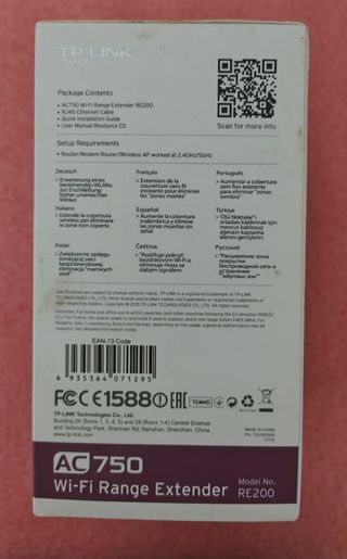 Extender WiFi Tp-Link 2,4 - 5