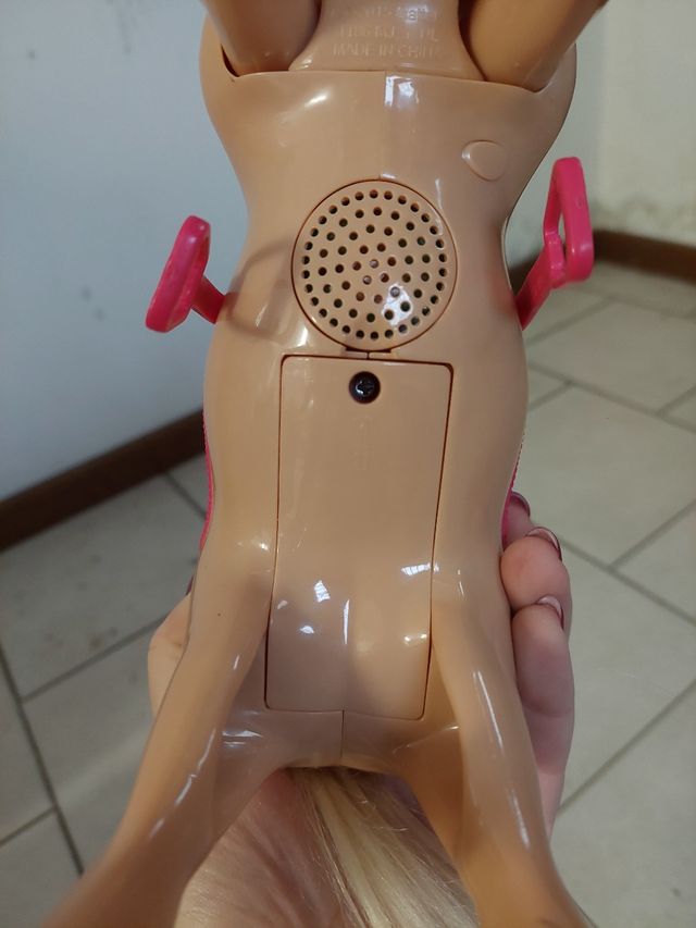 Cavallo di barbie cammina