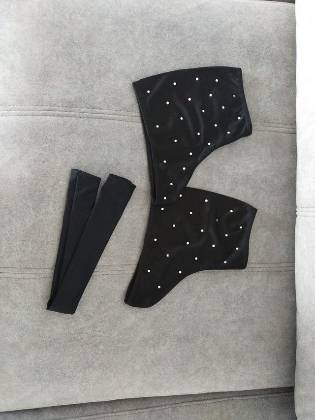 Cubrepatin y coletero