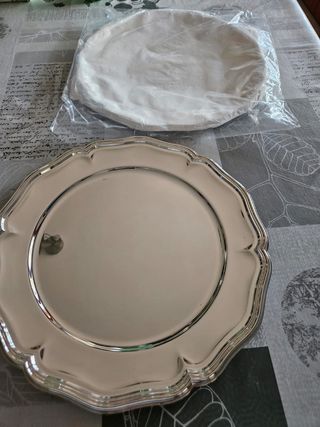 Set 6 Sottopiatti OLRI new lega argento