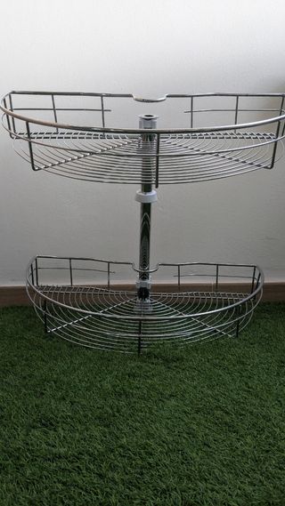 Mobile angolare da cucina con vassoio rimovibile