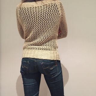 Jersey de punto calado Stradivarius NUEVO