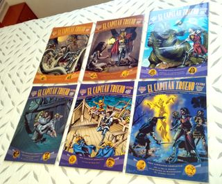6 tebeos Capitán Trueno. Colección Fans.