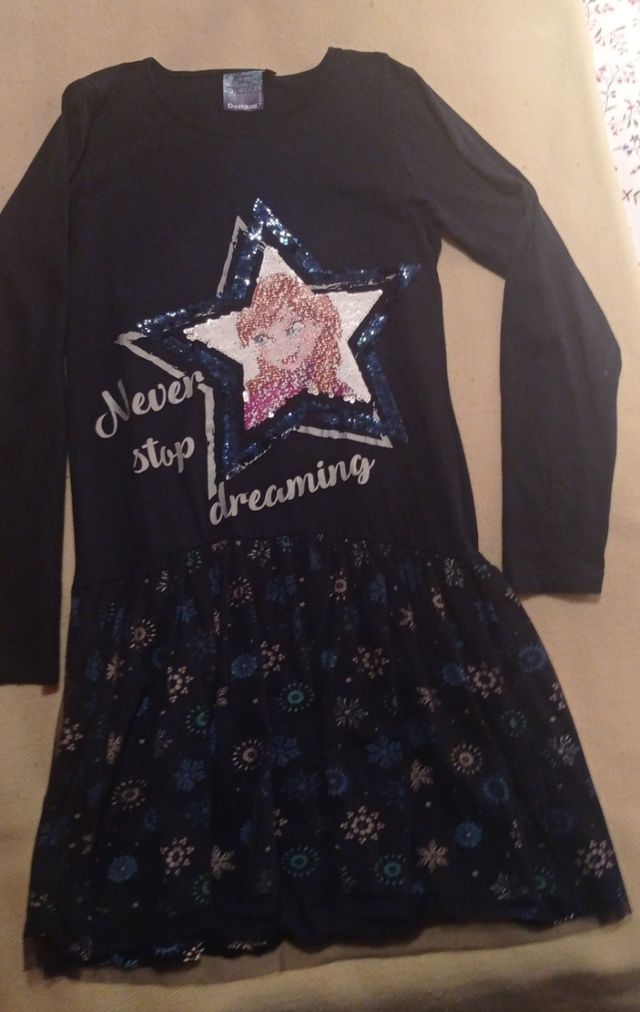 Vestido Frozen by Desigual talla 13/ 14
