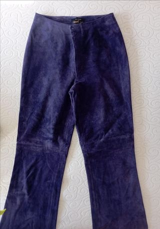 Pantalón de piel