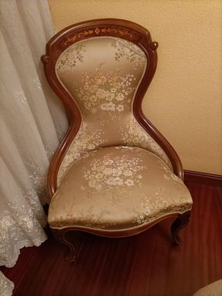 Silla decoración estilo barroco